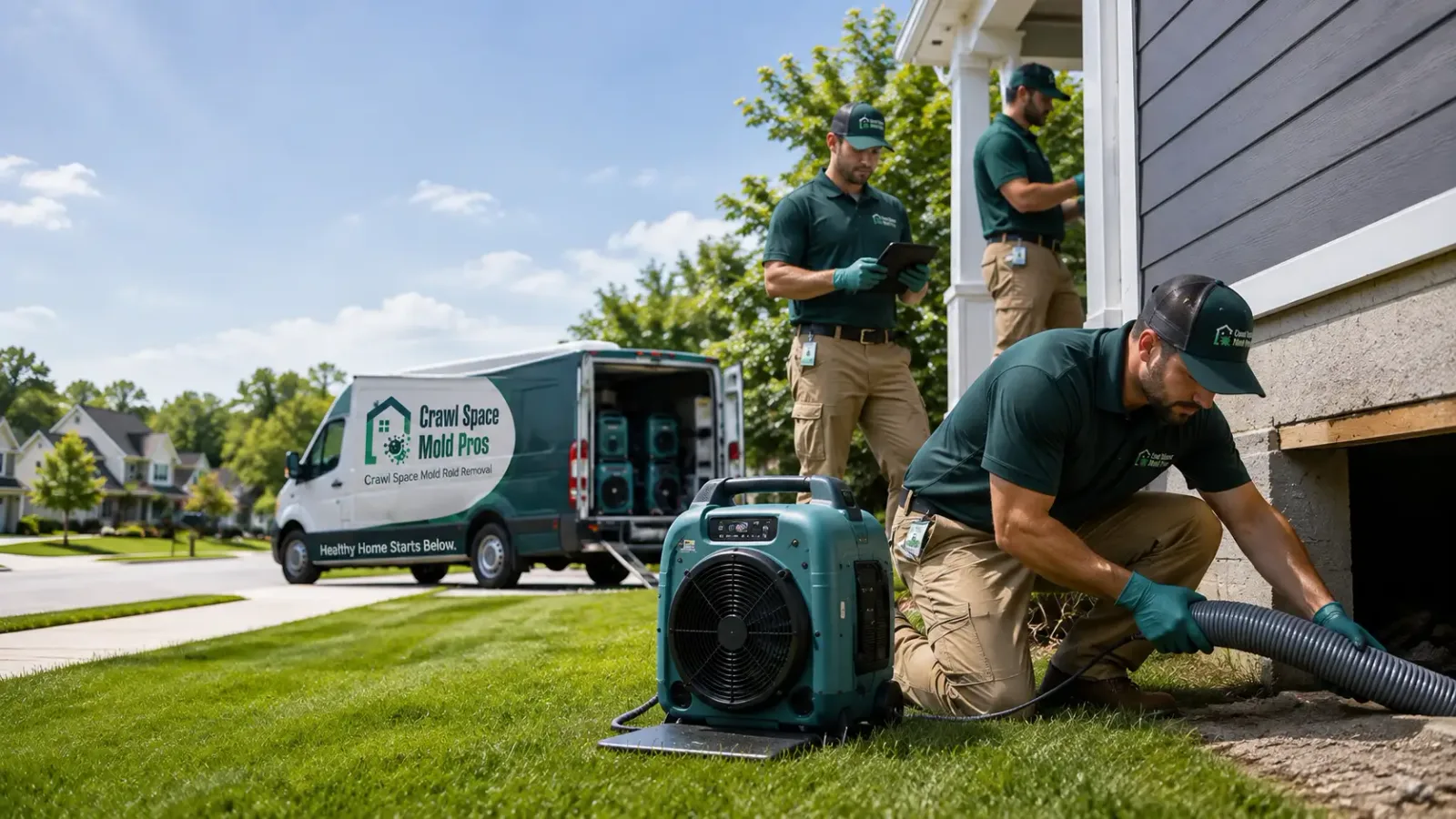 Crawl Space Mold Removal in Cottonwood Falls, KS